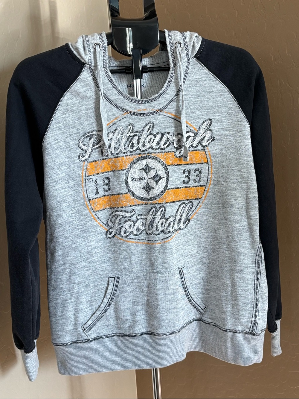 MAJESTIC 💛🖤 PITTSBURGH STEELERS Hooded Sweatshirt